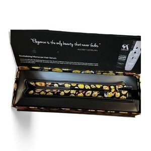 New Straight Ahead Bionic Pro Ceramic Flat Iron Gold Collection Emoji